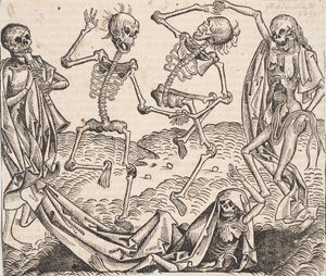 Danse macabre de la Chronique de Nuremberg - Michael Wolgemut