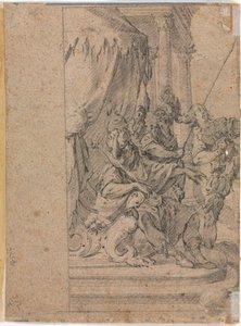 Panthea devant Cyrus? (verso) - Michel Dorigny