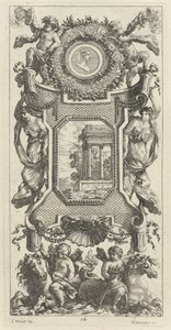 Panneau Ornemental Surmonté d