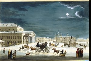 Le théâtre impérial Bolchoï Kamenny à Saint-Pétersbourg