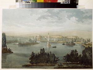 Vue de Tsarkoie Selo. La colonne Chesme