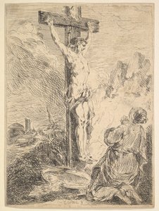 Marie Madeleine priant au pied de la croix, 1720-83 - Michel Francois Dandre Bardon