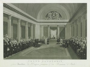 Le Grand Sanhédrin des Israélites par Napoléon Ier, 1806 - Michel François Damame Demartrais