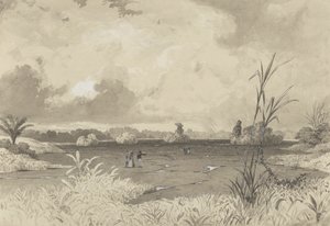 Le lac de bitume - Michel Jean Cazabon
