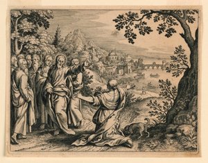 Christ guérissant la fille de la femme de Canaan