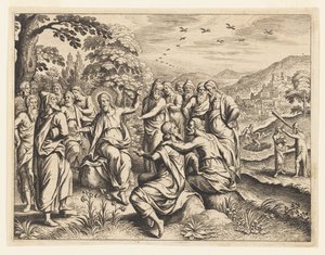 Sermon sur la montagne - Michel Lasne