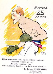 Le boxeur Georges Carpentier, c.1920 - Michel Liebeaux