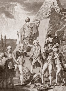 Michel Picquenot (1747-1814). Allégories de la Philosophie et du Patriotisme, vainqueurs du démon des préjugés