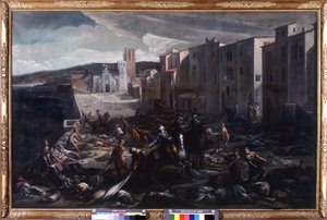 Le Chevalier Roze dévoilant la Tourette au plus fort de la peste, 8ème siècle