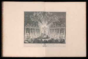 Dessein de l’illumination et du feu d’artifice donné à Monseigneur le Dauphin à Meudon le 3 septembre 1735