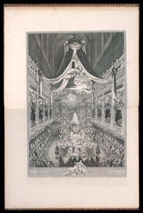 Pompe funèbre d’Élisabeth Thérèse de Lorraine, Reine de Sardaigne, en l’église de Notre Dame de Paris le 22 septembre 1741