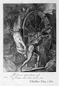 Ixion en Tartare sur la roue, 1655 - Michel de Marolles