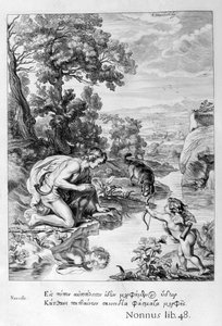 Narcisse amoureux de son propre reflet, 1655