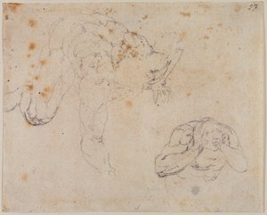 Copie du Jugement dernier - Michelangelo (after) Buonarroti