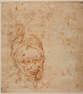 Étude de tête orientale - Michelangelo (after) Buonarroti