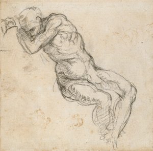 Un homme nu dormant, vers 1490-1560