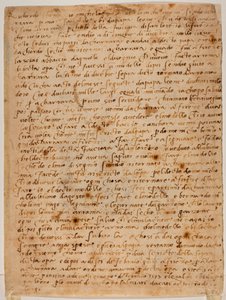 Souvenir autographe - Michelangelo Buonarroti