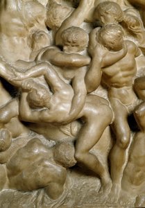 Bataille des Lapithes contre les Centaures - Michelangelo Buonarroti