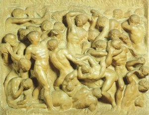 Bataille des Lapithes contre les Centaures - Michelangelo Buonarroti