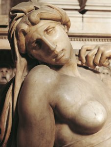 Aurore, détail du tombeau de Lorenzo de