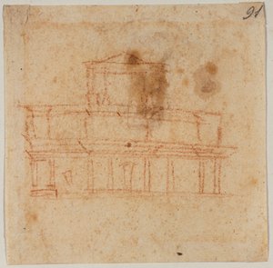 Conception pour la façade de San Lorenzo - Michelangelo Buonarroti
