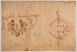 Études de fortification pour une porte