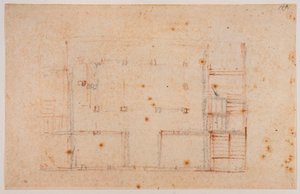 Plan de maison - Michelangelo Buonarroti