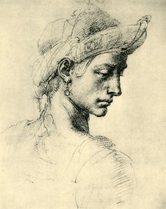 Tête idéale, 1520-1525, 1943 - Michelangelo Buonarroti
