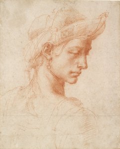Tête idéale, fin du 15e-début du 16e siècle - Michelangelo Buonarroti