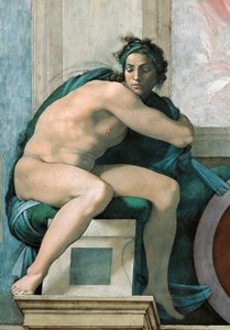 Ignudo plafond de la chapelle Sixtine au Vatican, 1508-1512