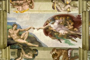 Plafond de la Chapelle Sixtine (1508-12) : La Création d