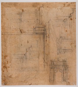 Croquis de portes et fenêtres - Michelangelo Buonarroti