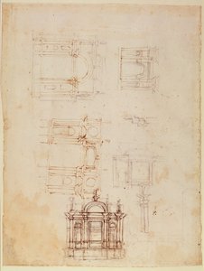 Études pour composition architecturale sous forme d
