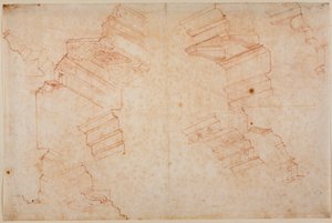 Études de monuments romains - Michelangelo Buonarroti
