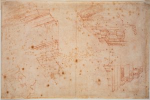 Études de monuments romains - Michelangelo Buonarroti