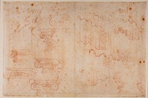 Études de monuments romains - Michelangelo Buonarroti