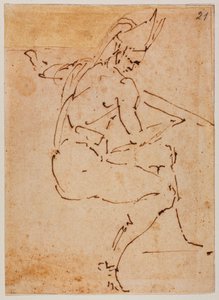 Étude pour une figure assise