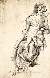 Étude pour la statue de la Madone dans la chapelle des Médicis à Florence