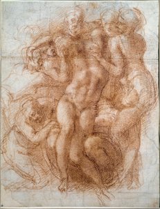 Étude pour la Pietà Déposition du Christ - Michelangelo Buonarroti