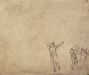 Étude de figures nues - Michelangelo Buonarroti