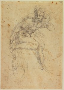 Étude de deux nus de la chapelle Sixtine - Michelangelo Buonarroti