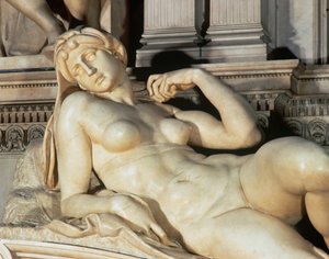 Tombe de Lorenzo de Medici, détail de l