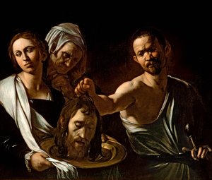 Salomé reçoit la tête de Saint Jean-Baptiste, 1607-10 - Michelangelo Merisi Caravaggio