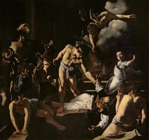 Le martyre de Saint Matthieu, 1599-1600 - Michelangelo Merisi Caravaggio