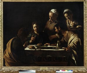 Dîner à Emmaüs, 1606 - Michelangelo Merisi da Caravaggio