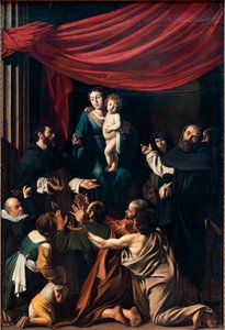 Madone au Rosaire - Michelangelo Merisi da Caravaggio