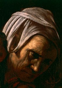 Salomé recevant la tête de Saint Jean-Baptiste (détail) - Michelangelo Merisi da Caravaggio