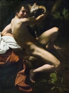 Saint Jean-Baptiste, Jeune avec un bélier - Michelangelo Merisi da Caravaggio