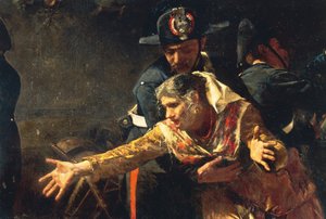 Une partie de cartes (détail)