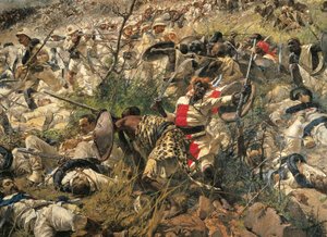 La Bataille de Dogali (détail)